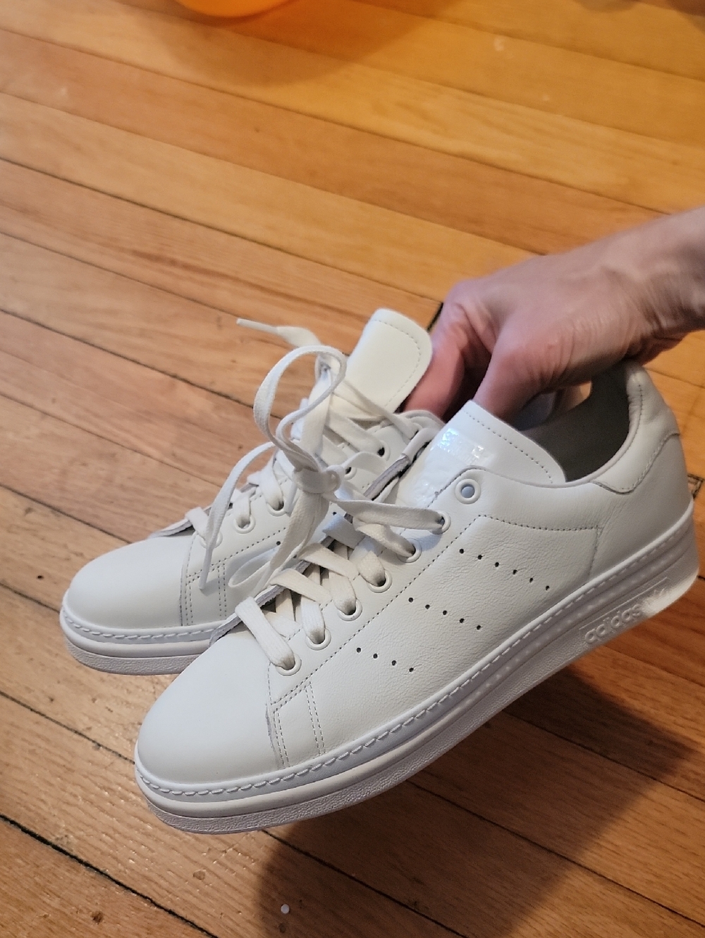 Like New Adidas Stan Smith White Leather Sneakers